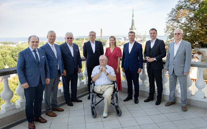 Бывшие премьер-министры Эстонии собрались в Доме Стенбока.