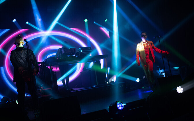 Концерт GusGus в Таллинне.