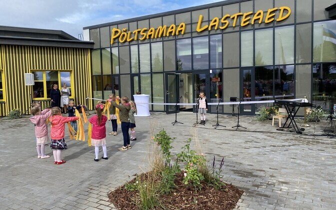 Põltsamaa Municipal Kindergarten, now Central Estonia's largest, was opened Wednesday. August 31, 2022.