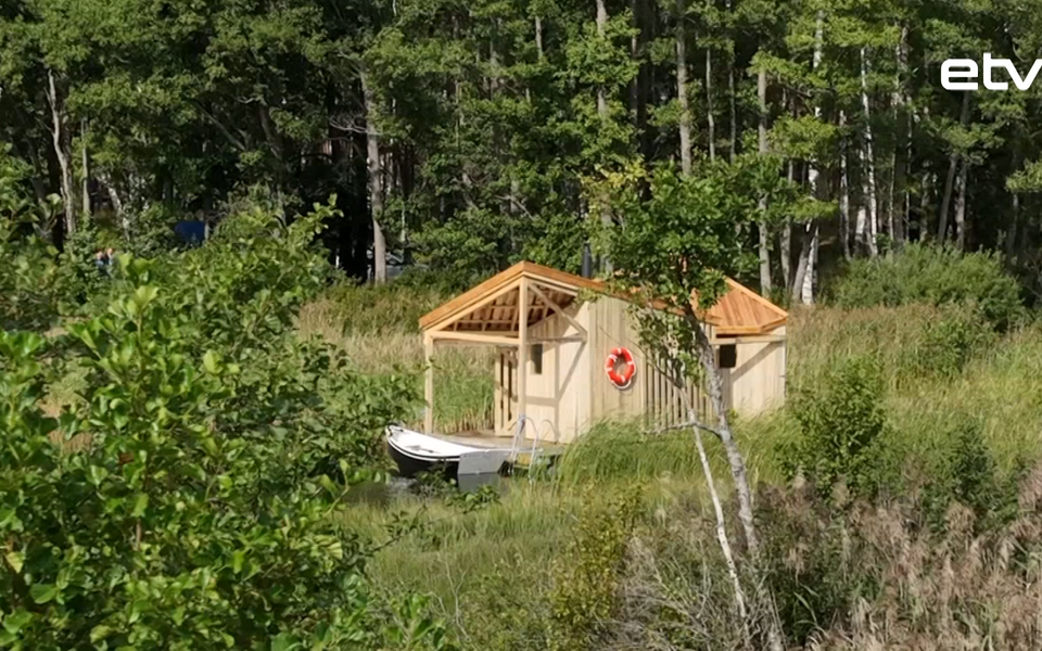 Плавучая баня.