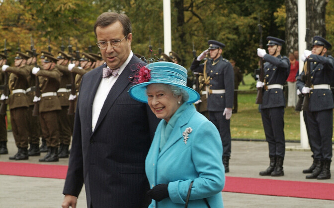 Kuninganna Elizabeth II 2006. aasta 19. oktoobril Tallinnas.