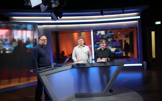 Слева направо: Айвар Воог , Урмет Коок и Индрек Кийслер.