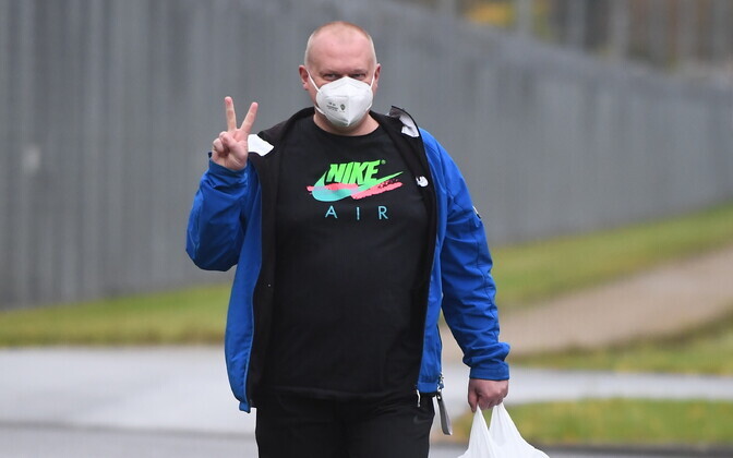 Председатель горсобрания Кохтла-Ярве Тийт Лиллеметс вышел на свободу в хорошем настроении.