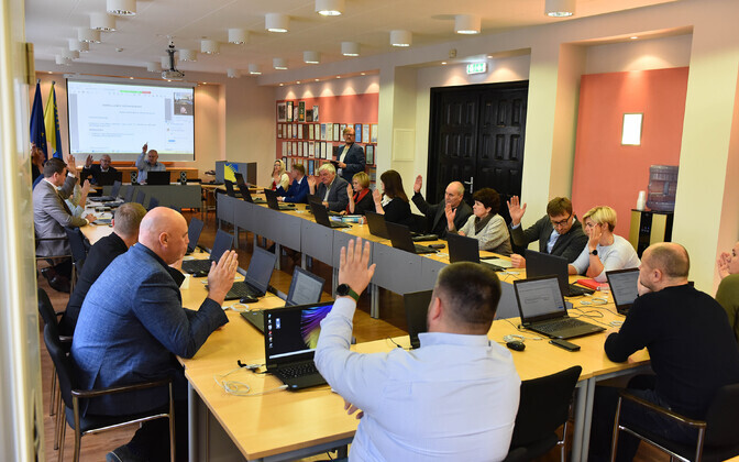 Заседание Кохтла-Ярвеского горсобрания, 17 октября.