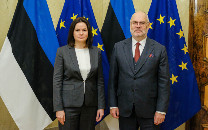 Президент Алар Карис во вторник, 25 октября, встретился со Светланой Тихановской.