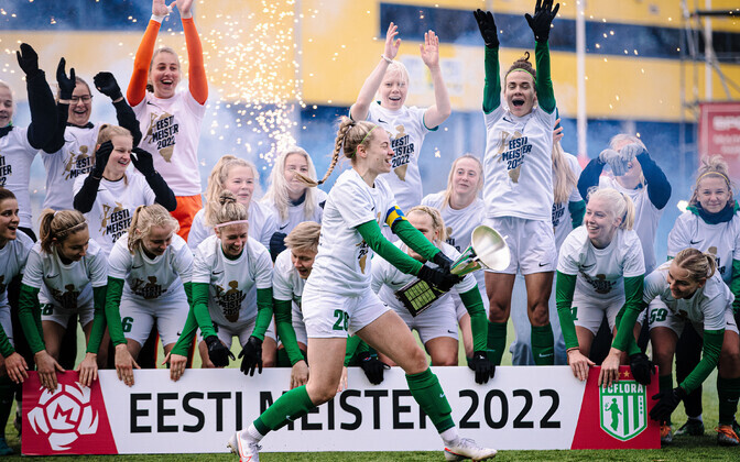 Чемпионат Эстонии по футболу среди женщин выиграла 