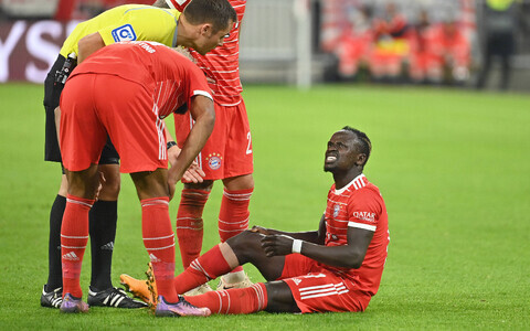 Sadio Mane sai Müncheni Bayerni võidumängus vigastada.