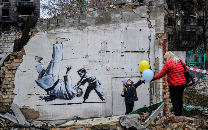 Banksy grafiti Borodjankas