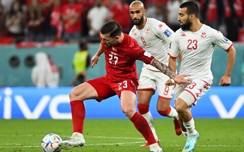 Jalgpalli MM: Taani - Tuneesia