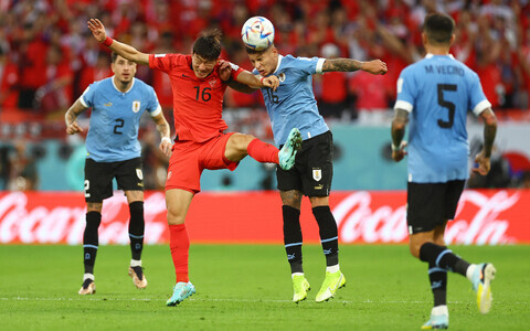 ЧМ по футболу: Уругвай - Южная Корея.