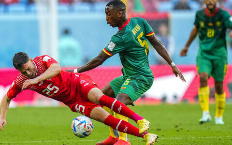 Gael Ondoua jalgpalli MM-il mängus Šveitsi vastu