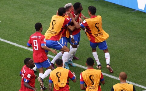 Сборные Японии и Коста-Рики.