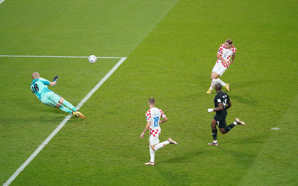 Horvaatia löömas mängu viiendat väravat