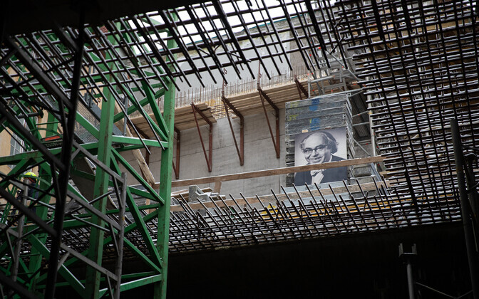 Праздник стропил в Таллиннском городском театре.