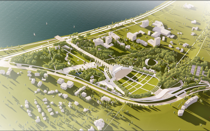 Победивший в архитектурном конкурсе проект 