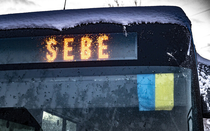 Estonia sent generators, power banks and 11 buses to Ukraine on December 9, 2022 as part of its White Christmas initiative.