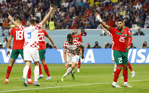 Сборная Хорватия выиграла у Марокко матч за третье место.