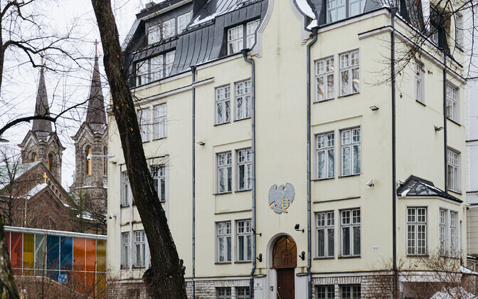 Здание генштаба Кайтселийта в Таллинне.