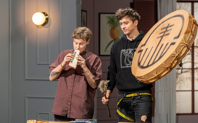 Inger, Ollie, Robin Juhkental ja Ellip saates 