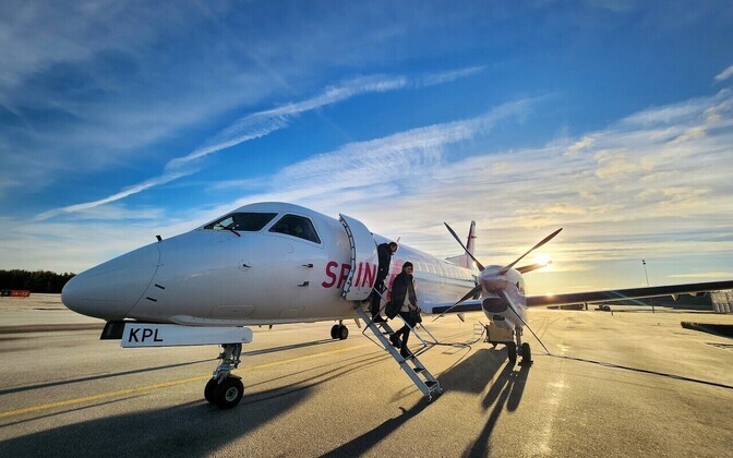 Линию Таллинн-Кярдла начал обслуживать самолет