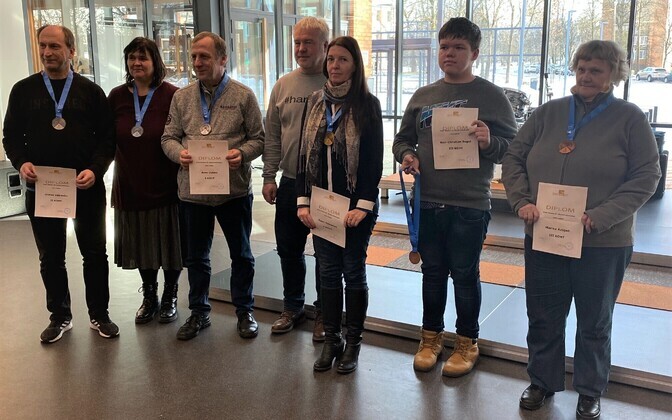 Eesti kabemeistrivõistluste medaliomanikud.