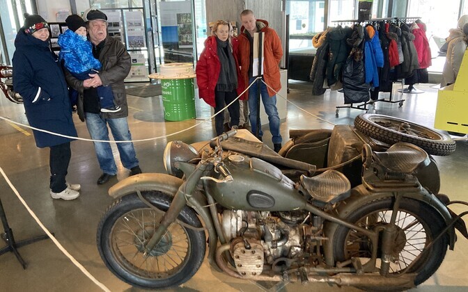 Выставка ностальгической мототехники.