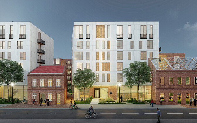 Plans for the development of Tartu's Raatuse residential and business quarter.