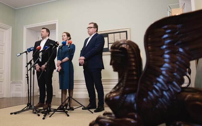 Coalition negotiations press conference, Friday, March 17, 2023.