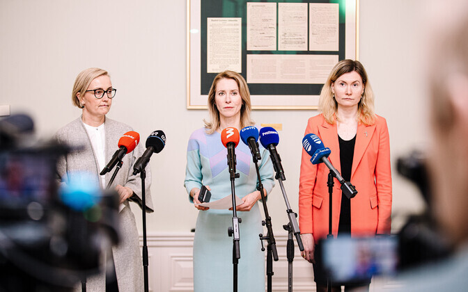 Пресс-конференция по результатам коалиционных переговоров 21 марта.