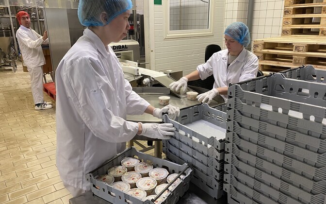 Tere Viljandi curd cheese products.
