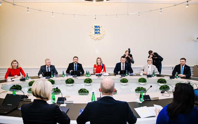 Первое заседание третьего правительства Каи Каллас, 20 апреля 2023 года.