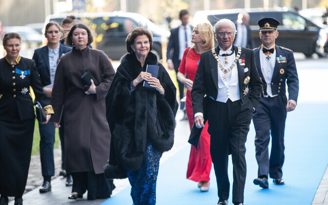 Rootsi kuningapaari auks korraldatud vastuvõtt ja riigiõhtusöök Viimsis Artiumis