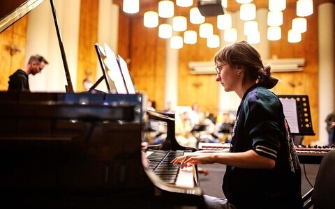 Rahel Talts Euroradio Jazz Orchestra proovis