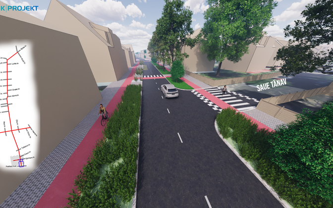 Ristiku ja Härjapea tänava rekonstrueerimine.