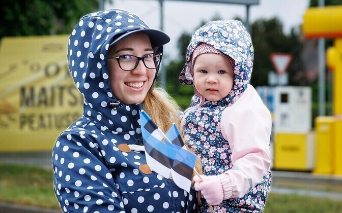 Eesti lipu päeva tähistamine Otepääl.