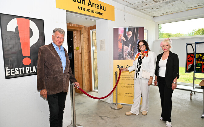 В Художественном музее Вийнисту открылся студийный уголок Юри Аррака.