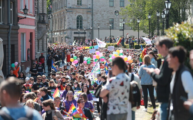 В Таллинне 10 июня прошел парад в поддержку сексуальных меньшинств.