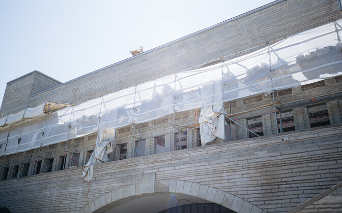 Rahvusraamatukogu remont.