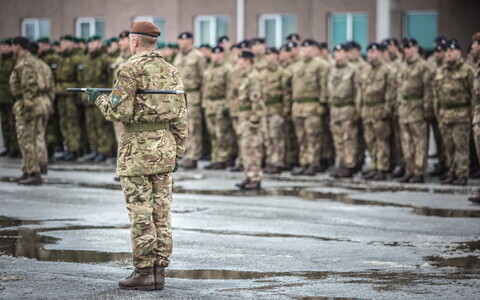 British troops at Tapa Army Base. Photo is illustrative.