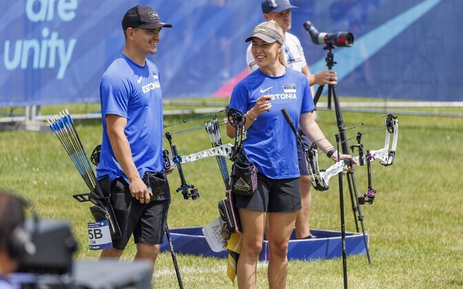 Лизелль и Робин Яэтма на Европейских играх