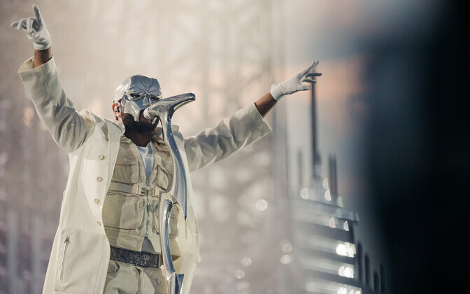 Концерт The Weeknd на Таллиннском певческом поле.