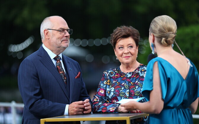 Presidendi vastuvõtt Kadrioru roosiaias