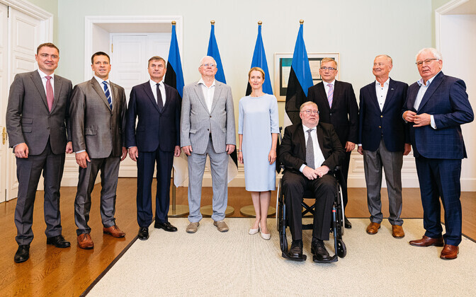 Бывшие премьер-министры в доме Стенбока.