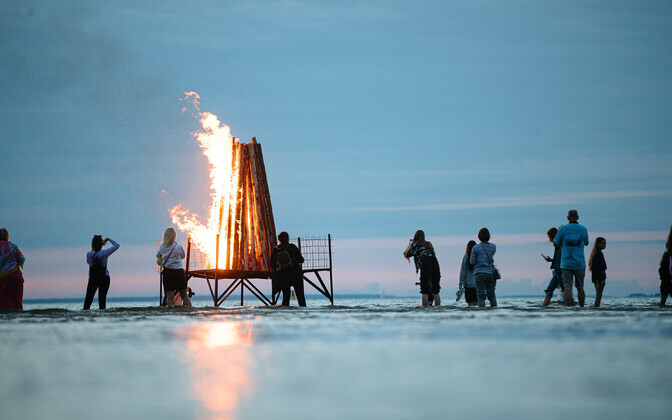 Night of Ancient Lights at Inglirand in Tallinn.
