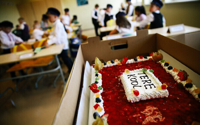 Первое сентября в Таллиннской общей гимназии.