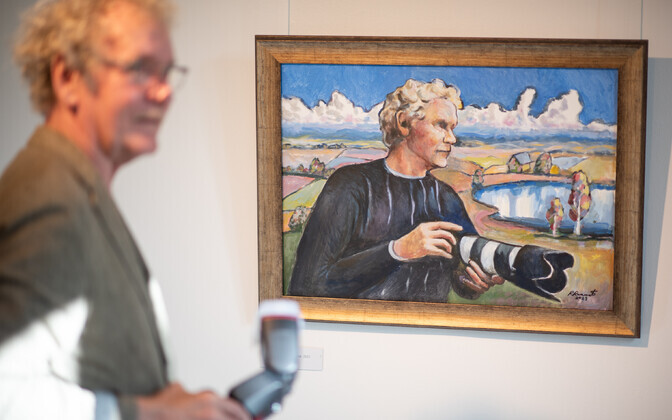 Kastellaanimaja galeriis avati Rein Raamatu isikunäitus “Selline on elu”