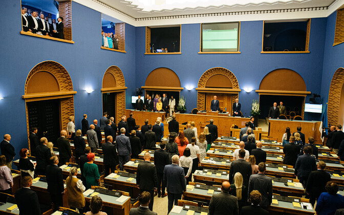 Первое заседание осенней сессии Рийгикогу.