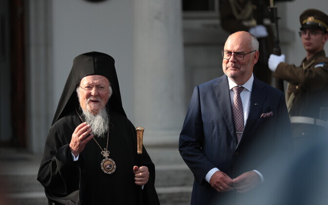 Patriarch Bartholomew I of Constantinople in Kadriorg.