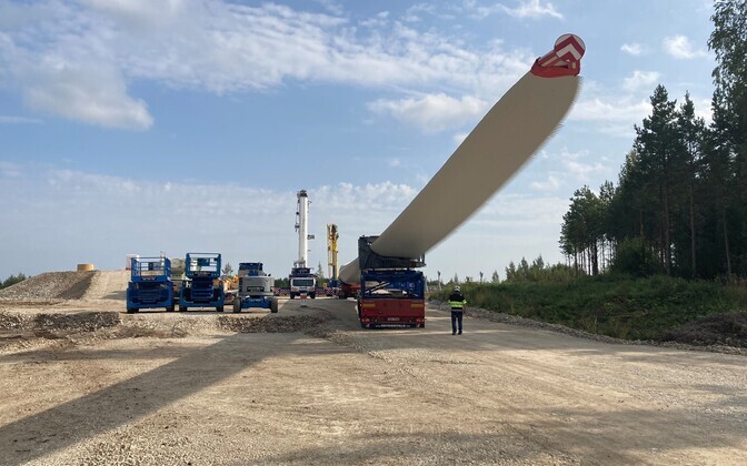 Доставка деталей ветрогенераторов в Айду.