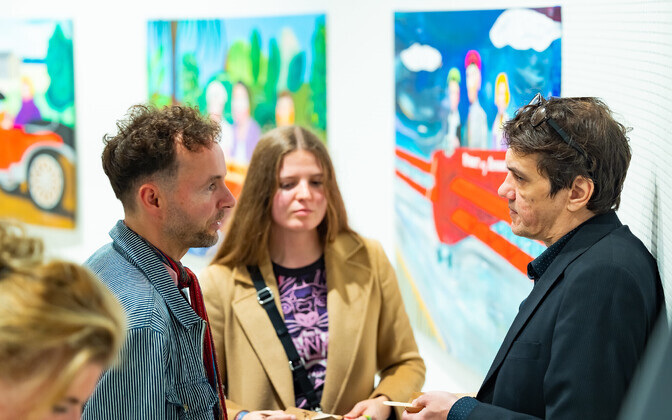 Viimsi Artiumi kaasaegse kunsti galeriis avati August Künnapu maalinäitus